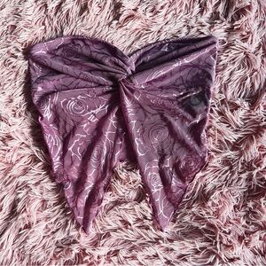 Shein pink rose tube top 🌹